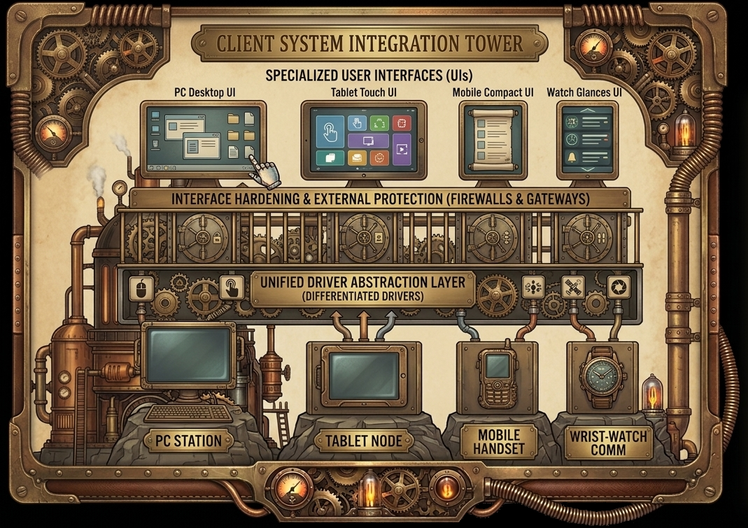 Client System Integration Tower