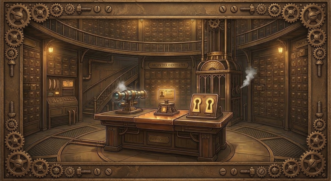 Steampunk Zentralhof Konnektivität